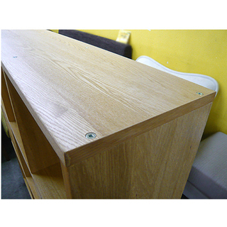 無印　スタッキングシェルフ3段　オーク材　【難あり】 無印良品オーク材 スタッキングシェルフ 3段3列】引出し×3付き