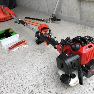その他 ①未使用品 1台2役 草刈機 ヘッジトリマー バリカン  ナイロンカッター付