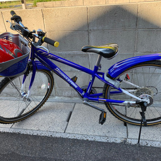 ［かなり綺麗］ 24インチ  7段変速  自転車  ヘルメット付き。