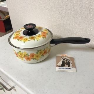 【未使用・長期保管品】ノリタケホーロー18cm片手鍋
