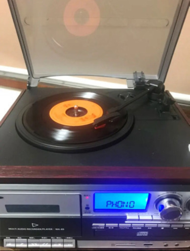 極美品【Bear max】レコード/CD/カセットレコーダー MA-89