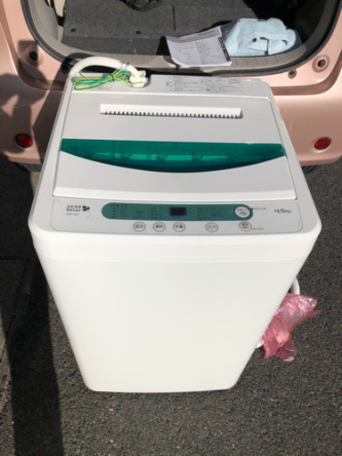 HerbRelax 2017年製　YWMT45A1WWW　ヤマダ電機オリジナル　全自動電気洗濯機　(4.5kg)