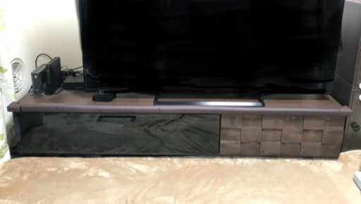 テレビ台コーナーガード付き うまんちゅ 長原の収納家具 テレビ台 の中古あげます 譲ります ジモティーで不用品の処分