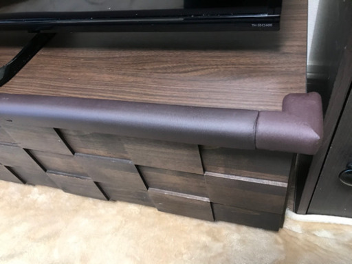 テレビ台コーナーガード付き うまんちゅ 長原の収納家具 テレビ台 の中古あげます 譲ります ジモティーで不用品の処分