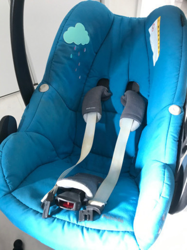 マキシコシ　ペブル  ブルー　雲　エアバギー　クイニーザップ マキシコシ ペブル ブルー 雲 エアバギー クイニーザップ