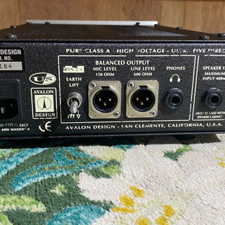 U-5 アバロンデザイン ピュアクラスA ウルトラ ファイブ ダイレクト ボックス AVALON DESIGN U5 U5AVALON