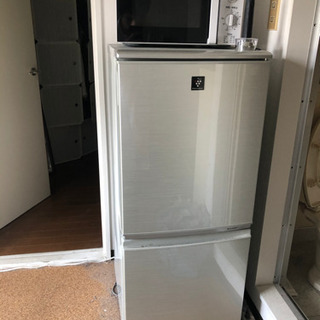 シャープ　ノンフロン冷凍冷蔵庫SJ-PD14T-N