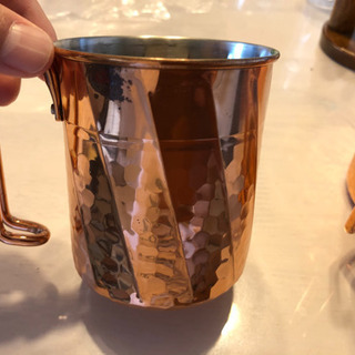 【ネット決済】未使用金属製マグカップ　2個