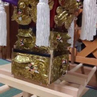 松神子太鼓台ミニチュア