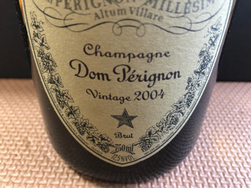 セラーにて Dom Pérignon - 希少当たり年ドンペリニョン2004 シャンパン750mlの通販 by ナツメ's shop｜ドンペリ