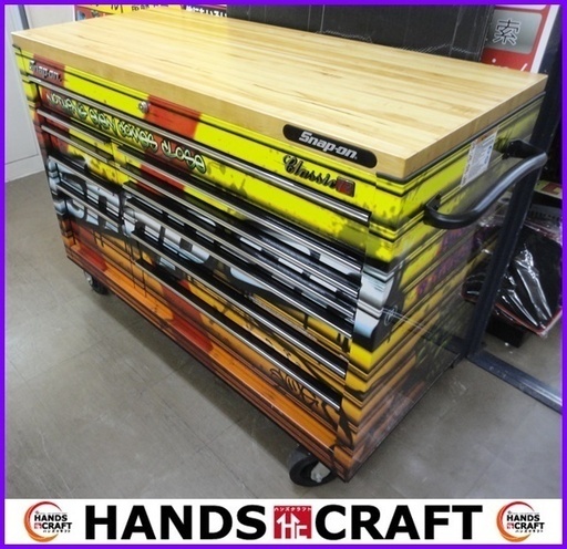 【引取or近隣配送限定】【博多店】近隣配送(有料)要相談　スナップオン Snap-on KRA2411 PNZ ロールキャブ　天板オプション付き
