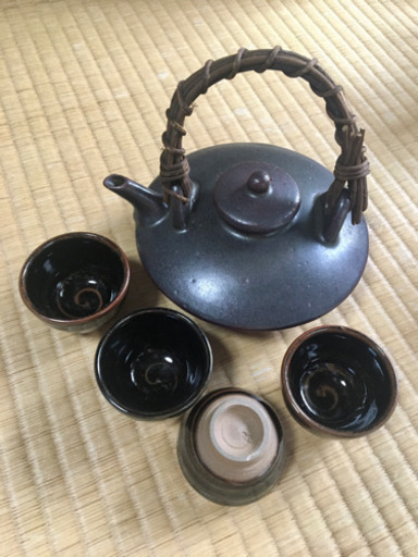 薩摩焼 黒千代香 お猪口 セット