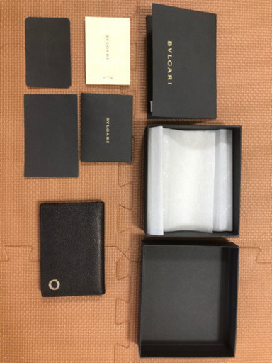 値引き週末まで　ブルガリ　名刺入れ　新古品 ドバイモール購入