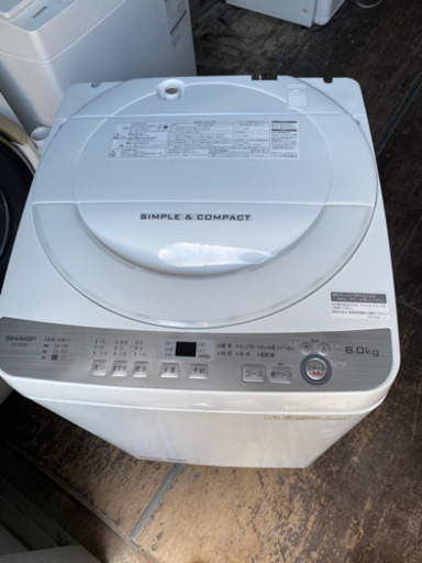 No.404 SHARP 6kg洗濯機　2017年製　近隣配送無料