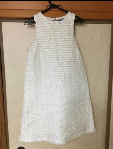 Zara ザラワンピースドレスレディース新品ホワイト白ノースリーブ れとりばぁ 金沢の服 ファッションの中古 古着あげます 譲ります ジモティーで不用品の処分