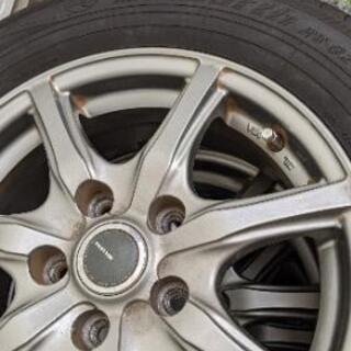 お取引中【価格更新】９部山　195/65R15　ヨコハマ　ブルーアースRV02　アルミホイール付4本セット　C25セレナで使用