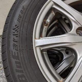 お取引中【価格更新】９部山　195/65R15　ヨコハマ　ブルーアースRV02　アルミホイール付4本セット　C25セレナで使用
