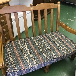 【愛品館八千代店】Karimoku　カリモク　２人掛椅子　ソファ【愛八SF】