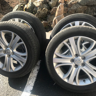 マツダ　MPV純正ホイールタイヤ付き中古