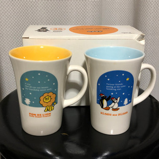 🌟値下げ🌟【未使用】ピングーとポンデライオンのペアマグカップ