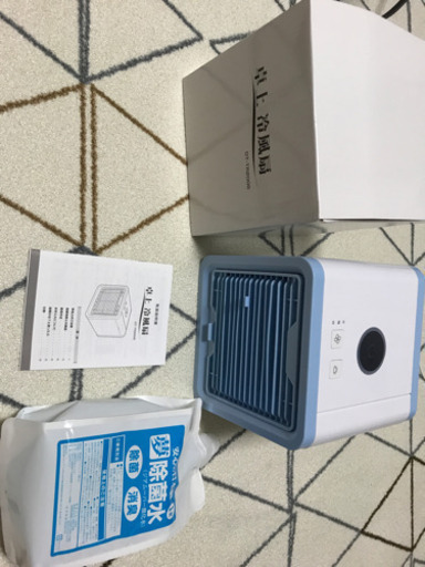 値下げ卓上冷風扇　夢グループ　除菌水付き✨