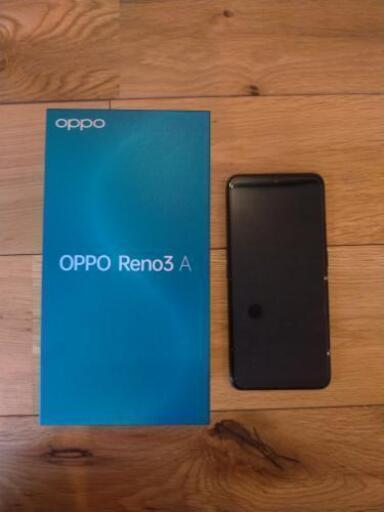 ほぼ新品 SIMフリー oppo reno3a 128GB メモリ6GB ブラック