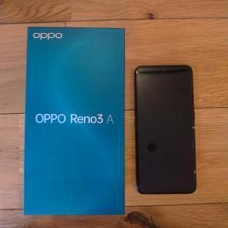 ほぼ新品 SIMフリー oppo reno3a 128GB メモリ6GB ブラック