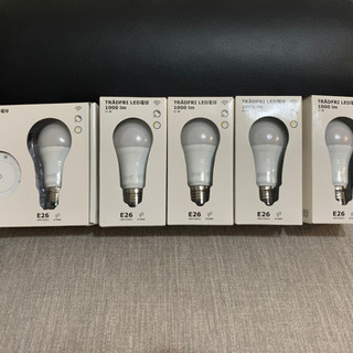 【ほぼ新品】IKEA LED電球(3色調光)リモコン付き※１つ