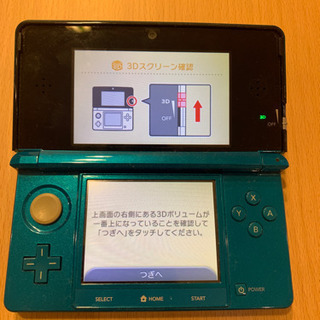 Nintendo 3DS アクアブルー 難あり