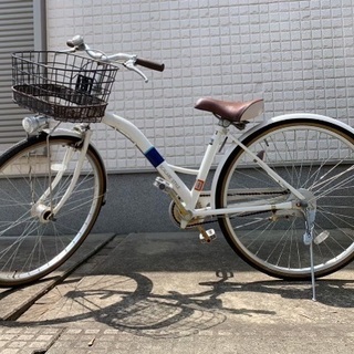 【取引完了】USED☆子供用自転車26インチ 低床タイプ