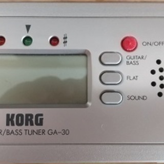 KORG GA-30 ギター/ベース用チューナー （箱、説明書付）