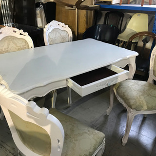 JF00770 ダイニングセット北欧風ホワイト