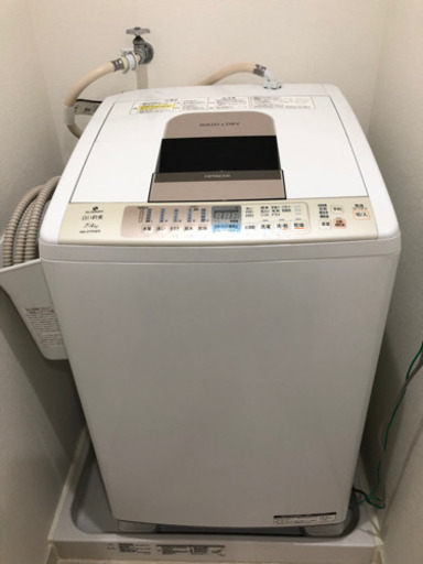 引渡し者様決定致しました　乾燥機能付き洗濯機　HITACHI NW-D7PXE9