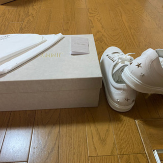 JIMMY CHOO ジミーチュウ スニーカー 白 27.5cm 新品未使用