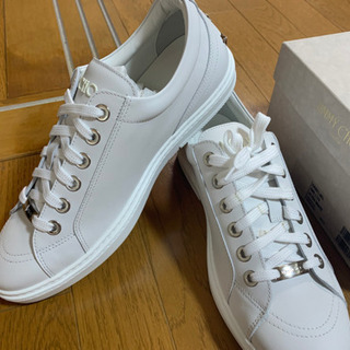 JIMMY CHOO ジミーチュウ スニーカー 白 27.5cm 新品未使用