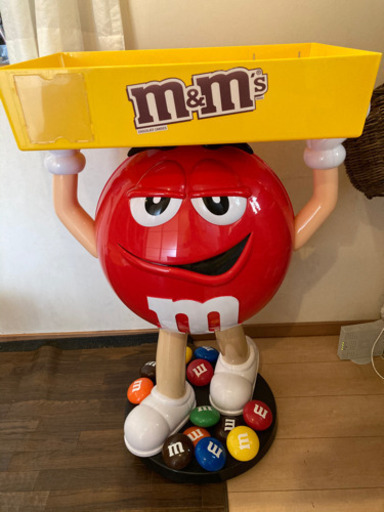 ★非売品　希少　m\u0026m's　エムアンドエムズ　店頭ディスプレイ レッド★