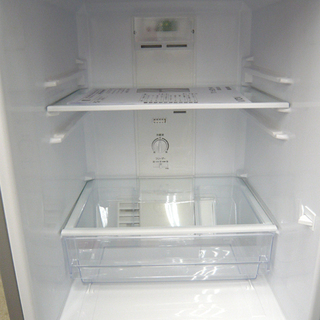 札幌白石区 126L 2ドア冷蔵庫 2021年製 アクア AQR-13K シルバー ガン