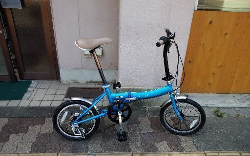 ROVER mini[ローバーミニ]16吋 小型折り畳み自転車 外装6段/ロイヤルブルー