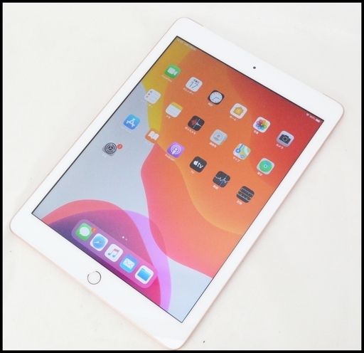 中古 SIMロック解除済 iPad 32GB 2018 第6世代 Wi-Fi + Cellular ゴールド A1954 9.7インチ 3D666J/A au 〇判定 中古本体
