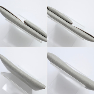 《HERMES/バスティア コインケース》ABランク 箱 グレー  T刻印 美品