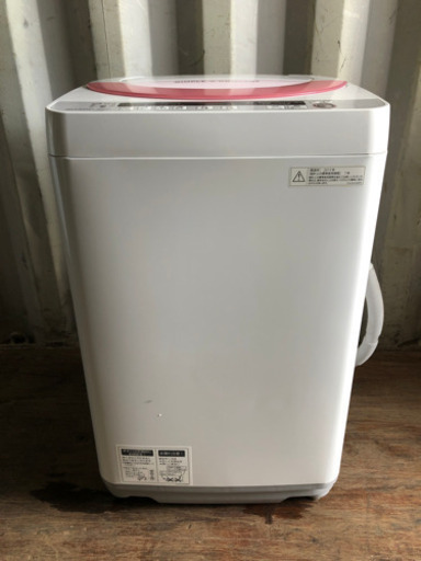 0817-108 シャープ洗濯機　ES-GE60P 2015年 6.0k