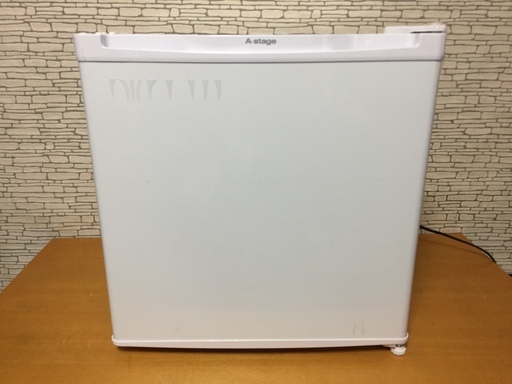 未使用品 A-stage 46L 1ドアノンフロン冷蔵庫 ホワイト AS-46W 2019年