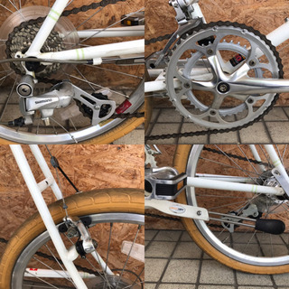 福岡 引き取り専用 ブルーノ ミニベロ 510mm チリレッド クロモリ