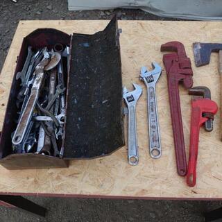 DIYセット 作業台 水平器 投光器 かんな オノ モンキーレンチ パイプレンチ 工具
