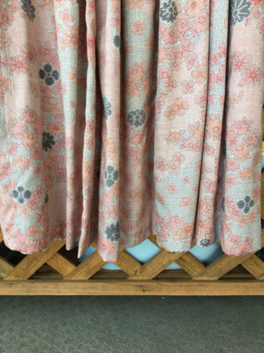 手作り 着物 リメイク スカート ピンク小花 ポレポレ 綾部のスカートの中古 古着あげます 譲ります ジモティーで不用品の処分