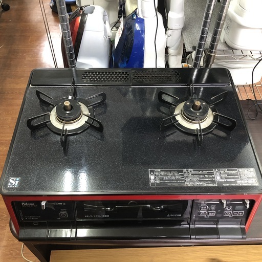 リサイクルショップどりーむ天保山】111 ガスコンロ パロマ PA-91WCR-R LPガス用（プロパン）2014年製【3ヶ月保証付き】 - ガス テーブル