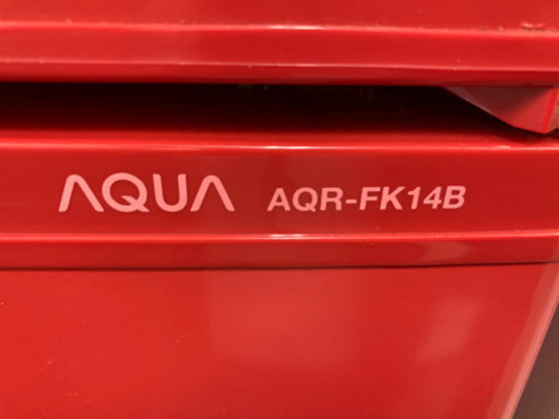 2013年製 AQUA 6,200円 ノンフロン冷凍冷蔵庫 AQR-FK14B