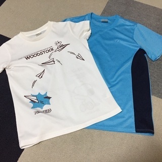 【取引完了】USED☆150cmスポーツ用Tシャツ2点セット
