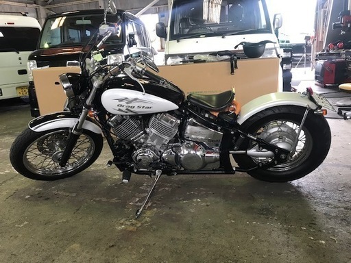 Yamaha Dragstar ヤマハ ドラッグスター400　スネークマフラー