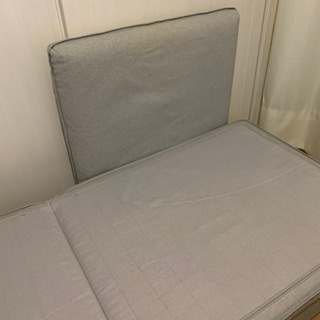 IKEA モジュールソファ背もたれ付き  グレー